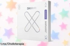 Cuerdas para guitarra D'Addario XS, con tono cálido y resistencia inigualable, ¡aprovecha este descuentazo irresistible y dale vida a cada nota ahora mismo!