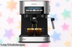 Deliciosa cafetera express Cecotec Power Espresso 20 Matic, ¡rebajada a un precio loco! Disfruta del café como en tu bar favorito y sorprende a todos con su increíble aroma.