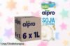 Delicioso pack de 6 bebidas vegetales de soja Alpro con calcio y vitaminas a precio rebajado, ¡un ofertón que vuela para hacer tu día más saludable!