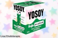 Delicioso pack de 6 bebidas vegetales de soja Yosoy a precio rebajado, energía natural para tu día a día que no puedes dejar pasar ¡Actúa ya y siente la frescura en cada sorbo!