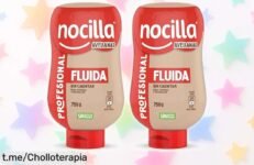 Delicioso pack de crema Nocilla con avellanas, ¡precio rebajado que no verás otra vez! Ideal para tus postres y momentos especiales. No lo dejes pasar, quan vuela pero el sabor se queda.