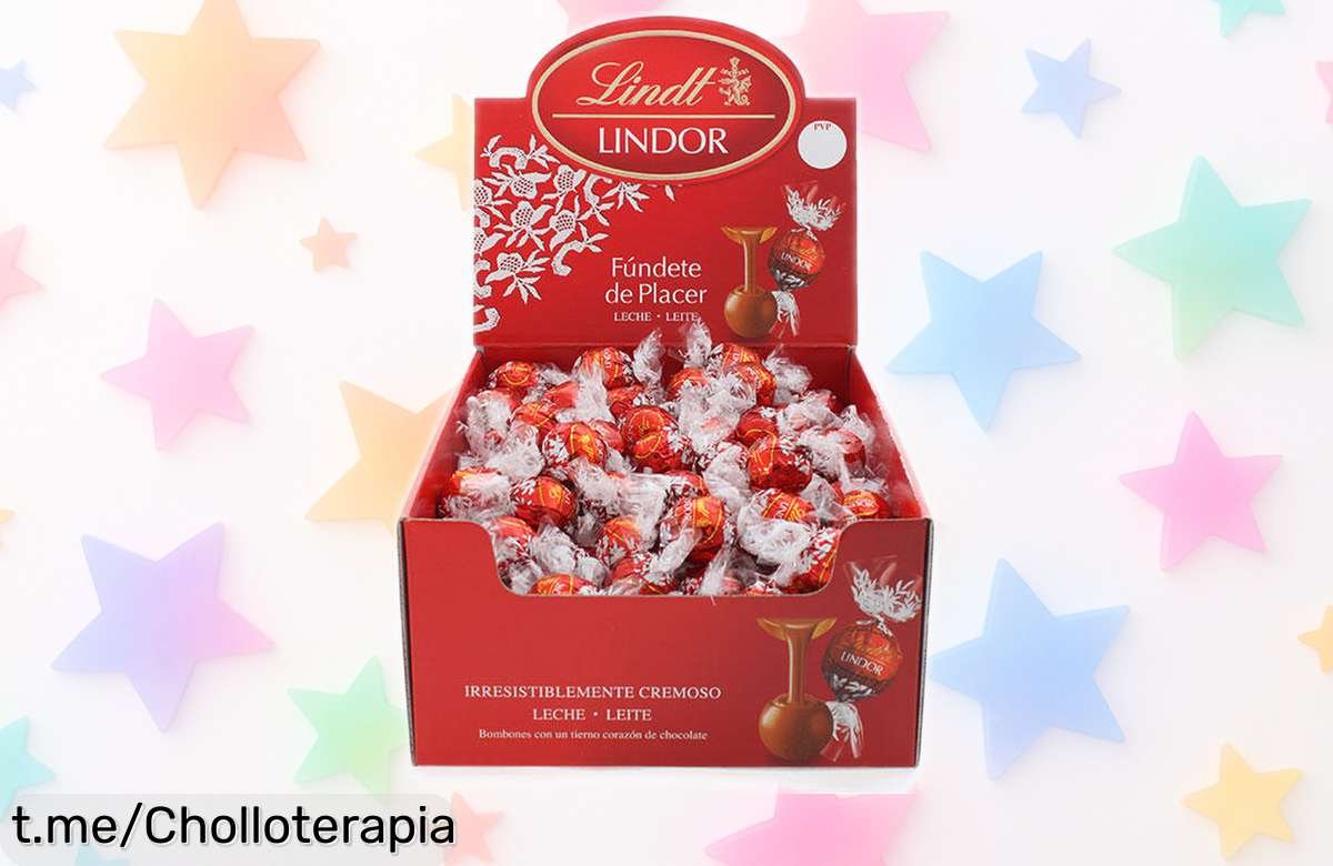 Deliciosos bombones Lindt Lindor a granel con relleno cremoso, ¡apróvecha este super chollo y date un capricho antes de que se acabe!