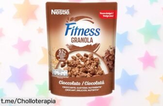 Deliciosos cereales Fitness granola con avena integral y miel a precio rebajado, ¡super chollo para llenarte de energía en las mañanas! Aprovecha y comienza el día con alegría ya.