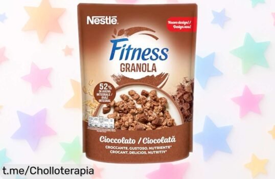 Deliciosos cereales Fitness granola con avena integral y miel a precio rebajado, ¡super chollo para llenarte de energía en las mañanas! Aprovecha y comienza el día con alegría ya.