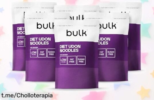 Deliciosos noodles de konjac, listos en 1 minuto y a precio rebajado brutal. ¡Perfectos para cuidarte sin perder tiempo! Corre que se agotan rápido y dale sabor a tus platos ya mismo.