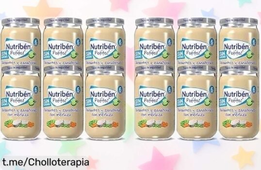 Deliciosos potitos de merluza con guisantes y zanahorias Nutribén para bebés en pack de 6, ahora a un precio muy bajo: ¡haz que tu pequeño disfrute como nunca antes!