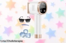 Depiladora láser de vello rápido y seguro con función de frío: ¡aprovecha este super chollo, no dejes escapar la oportunidad y siéntete increíble!