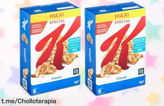 Desayuno nutritivo Kellogg's Special K Classic en paquete de 2 a precio rebajado para comenzar tus mañanas con energía y alegría ¡Aprovecha este ofertón antes que se agote!