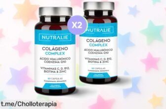 Descubre el colágeno de Nutralie con ácido hialurónico y biotina a un precio rebajado que no se repetirá, ¡transforma tu piel y siéntete increíble ya!
