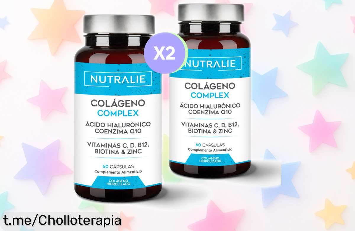 Descubre el colágeno de Nutralie con ácido hialurónico y biotina a un precio rebajado que no se repetirá, ¡transforma tu piel y siéntete increíble ya!