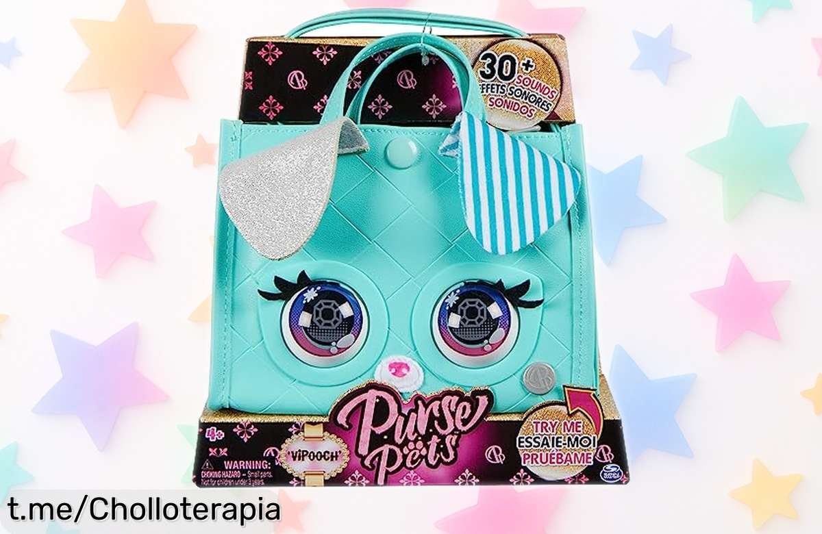 Descubre el divertido bolso mascota interactiva Vipooch Puppy con más de 30 sonidos ¡precio rebajado y unidades limitadas! Regala diversión a las niñas desde 5 años, no te lo pierdas.