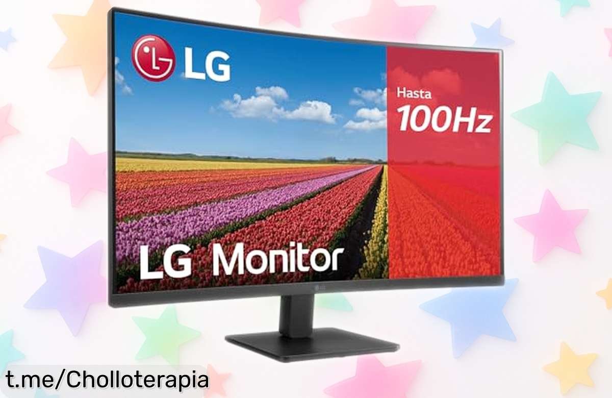 Descubre el espectacular monitor curvado LG de 32 pulgadas con colores vibrantes y ahora a un precio rebajado que te hará sonreír, ¡apróntate para no perder este super chollo!