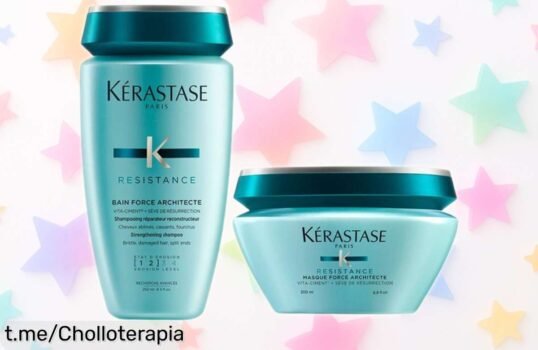 Descubre el pack Kérastase para reconstruir tu cabello dañado: champú y mascarilla a precio rebajado, ¡un super chollo que hará brillar tu pelo cada día!