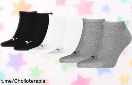 Descubre el pack de 3 calcetines PUMA sin costuras y super resistentes a precio rebajado, ¡aprovéchalo ya antes de que se agoten!