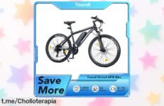 Descubre la bicicleta eléctrica MTB Touroll que recorre hasta 65 km: ¡aprovecha esta oferta limitada y siente la aventura a un precio rebajado que no se repetirá!