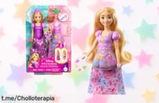 Descubre la encantadora muñeca Rapunzel 2 en 1, con looks y accesorios increíbles a precio rebajado; ¡corre que vuelan estas unidades y trae magia a tus juegos ahora mismo!