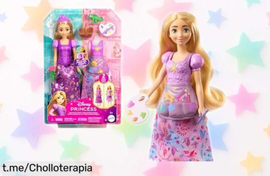 Descubre la encantadora muñeca Rapunzel 2 en 1, con looks y accesorios increíbles a precio rebajado; ¡corre que vuelan estas unidades y trae magia a tus juegos ahora mismo!