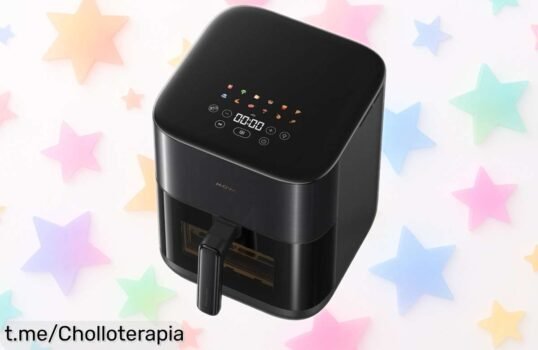 Descubre la freidora de aire Mova Aerochef FD10: 6L de pura potencia y cocción rápida a un precio loco por Black Friday, ¡cocina sano y ahorra energía ya mismo!