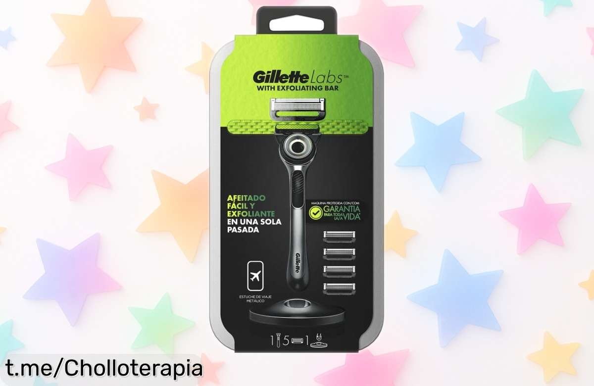 Descubre la increíble máquina GilletteLabs con barra exfoliante y estuche de viaje, ¡rebajado a un precio que no te lo creerás! Corre antes de que se agoten y disfruta del afeitado perfecto.