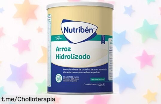 Descubre la leche en polvo Nutribén arroz hidrolizado para bebés con intolerancia, chollazo rebajado para mimar a tu peque desde el primer día ¡Apúntate y no te quedes sin ella!