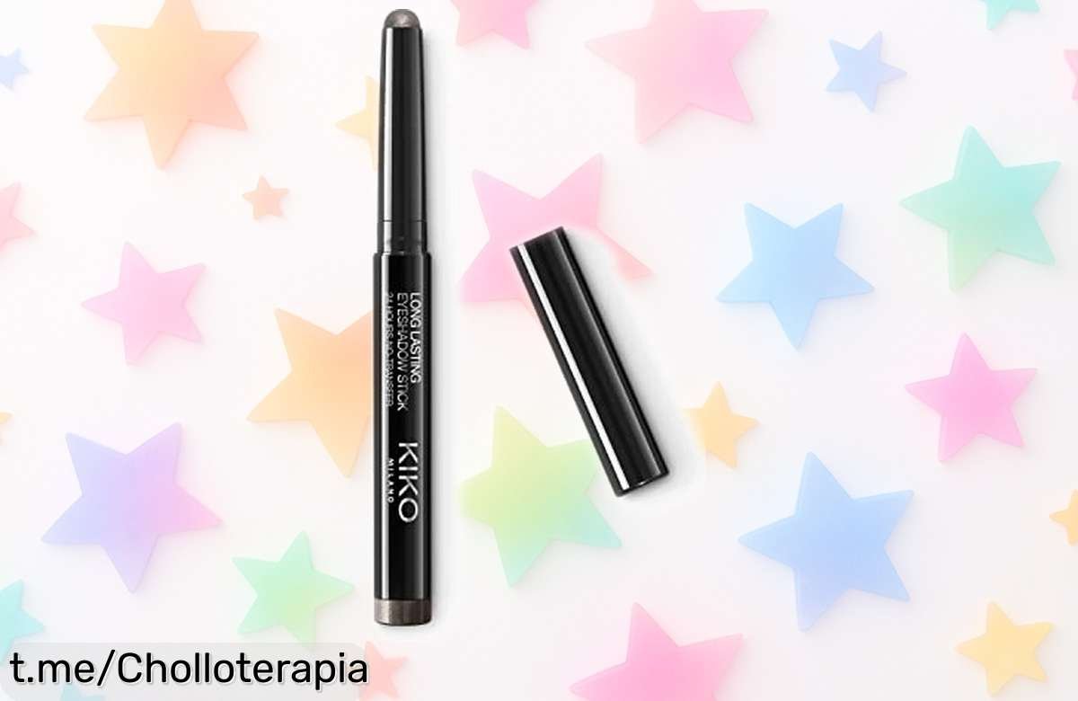 Descubre la sombra de ojos en stick KIKO Milano Long Lasting 20, ahora rebajada; dale vida a tu mirada y brilla sin complicaciones, ¡el super chollo que no puedes dejar escapar!