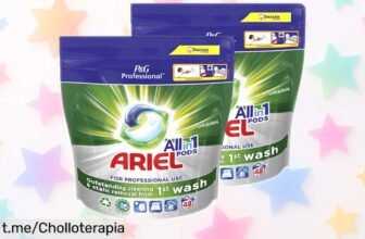 Descubre las cápsulas Ariel todo en uno para 96 lavados y olvídate de las manchas: oferta limitada con descuento brutal que hará tu ropa brillar. ¡No te quedes sin ellas!
