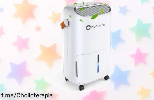 Deshumidificador con pantalla digital que elimina 12 litros al día, ¡aprovecha este super chollo y despídete de la humedad en tu hogar!