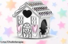 Deslumbrante colgante de plata 925 color rosa con cuentas de perfume, ahora a precio rebajado que no vas a creer; regala momentos inolvidables antes de que se agoten.