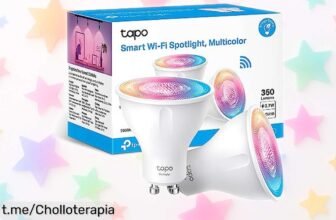 Deslumbrantes bombillas LED Tapo L630 GU10 en pack de 2 a precio rebajado, ¡ilumina tu hogar y siente la felicidad con cada color!