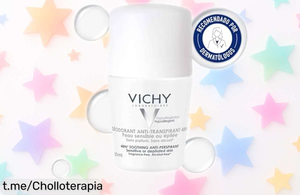Desodorante rollon Vichy para mujer, caída de precio increíble en un ofertón que te hará sentir fresca y segura todo el día. ¡No esperes más y atrévete a brillar!