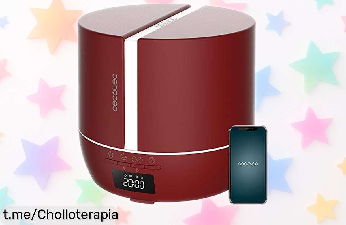 Difusor de aromas Cecotec PureAroma con altavoz: ¡oferta limitada y precio rebajado para transformar tu hogar en un oasis de relajación y música!