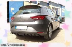 Difusor trasero para Seat Leon 5F 2013, precio rebajado que transformará tu coche en un potente estandarte. ¡No dejes pasar esta oportunidad y haz que todos te miren!