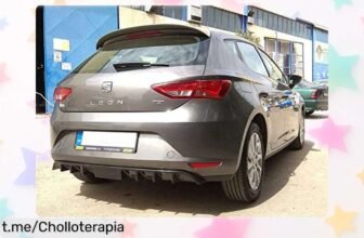 Difusor trasero para Seat Leon 5F 2013, precio rebajado que transformará tu coche en un potente estandarte. ¡No dejes pasar esta oportunidad y haz que todos te miren!