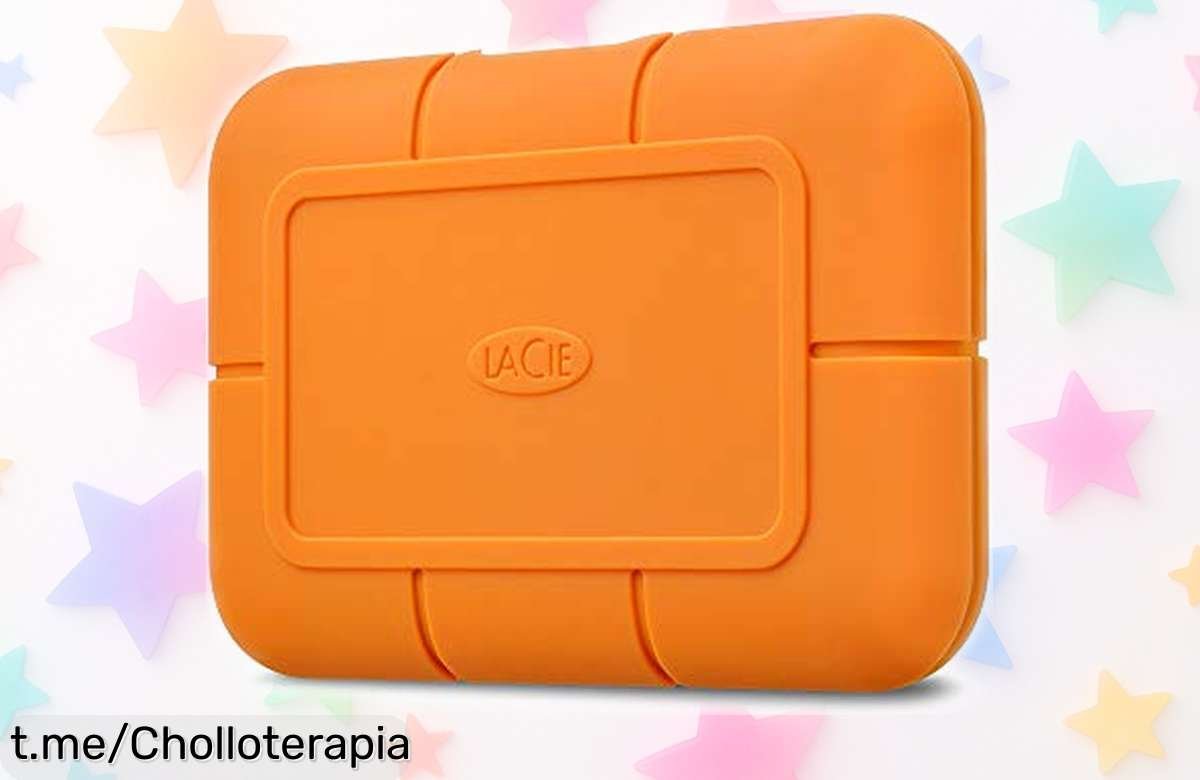 Disco duro SSD externo LaCie Rugged 2TB, super resistente y ultra rápido a un precio rebajado que no puedes dejar escapar. Guarda tus recuerdos con tranquilidad ¡aprovecha ya!