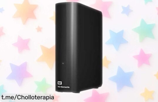 Disco duro externo WD Elements de 16 TB a un precio rebajado que jamás verás; guarda tus recuerdos sin miedo, ¡hazte con este super chollo antes de que se acabe!