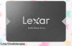 Disco duro interno SSD Lexar NS100 512GB, velocidad increíble y precio rebajado brutalmente. ¡Aprovecha ahora esta oportunidad para darle alas a tu PC!