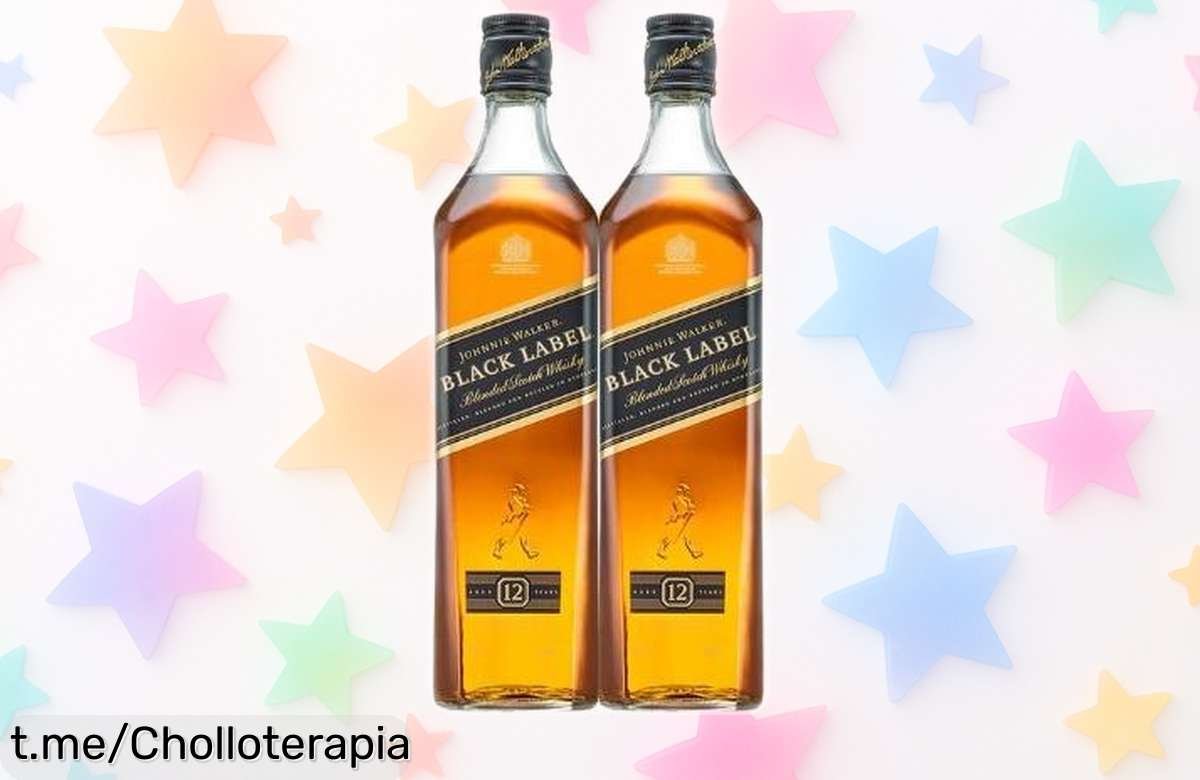 Disfruta de momentos únicos con el espectacular Whisky Johnnie Walker Black Label 12 años, ahora en pack de 2 botellas a precio loco ¡aprovéchalo antes que se agote!
