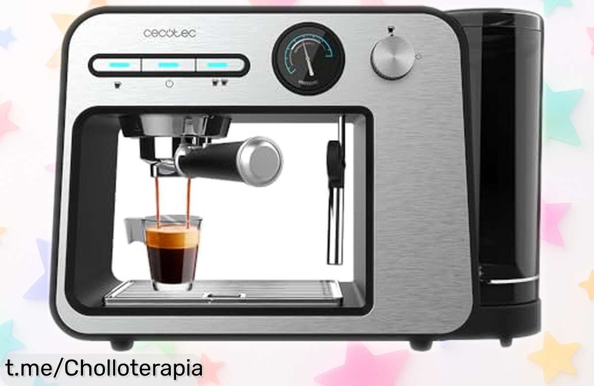 Disfruta del café perfecto con la cafetera espresso Cecotec Power Espresso 20 Square Pro, ¡su precio rebajado te hará sonreír y no querrás perderte esta oferta!