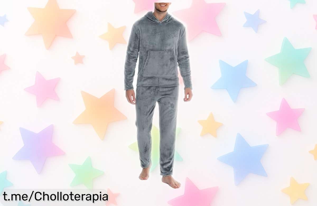 Disfruta del increíble pijama polar Vlazom con capucha, ahora en oferta limitada y precio rebajado: ¡calidez para tus momentos más acogedores que no querrás perderte!