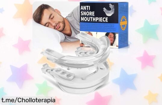 Dispositivo antirronquidos que reduce los ronquidos al instante, con un precio rebajado ¡Duerme tranquilo y no dejes escapar esta oportunidad única antes que se termine!