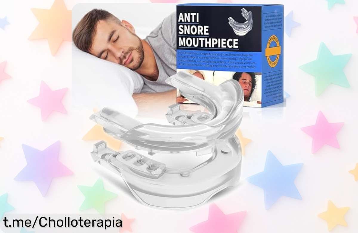 Dispositivo antirronquidos que reduce los ronquidos al instante, con un precio rebajado ¡Duerme tranquilo y no dejes escapar esta oportunidad única antes que se termine!