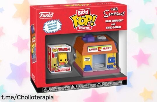 Divertida figura vinilo Bart Simpson y KwikEMart Funko para fans: precio rebajado que no podrás creer, ¡aprovecha este super chollo y decora con alegría tu hogar ya!