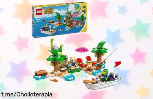 Divertido paseo en barca Animal Crossing LEGO: ¡super chollo con precio rebajado para que tus pequeños creen aventuras inolvidables! ¡La isla los espera, no te lo pierdas!