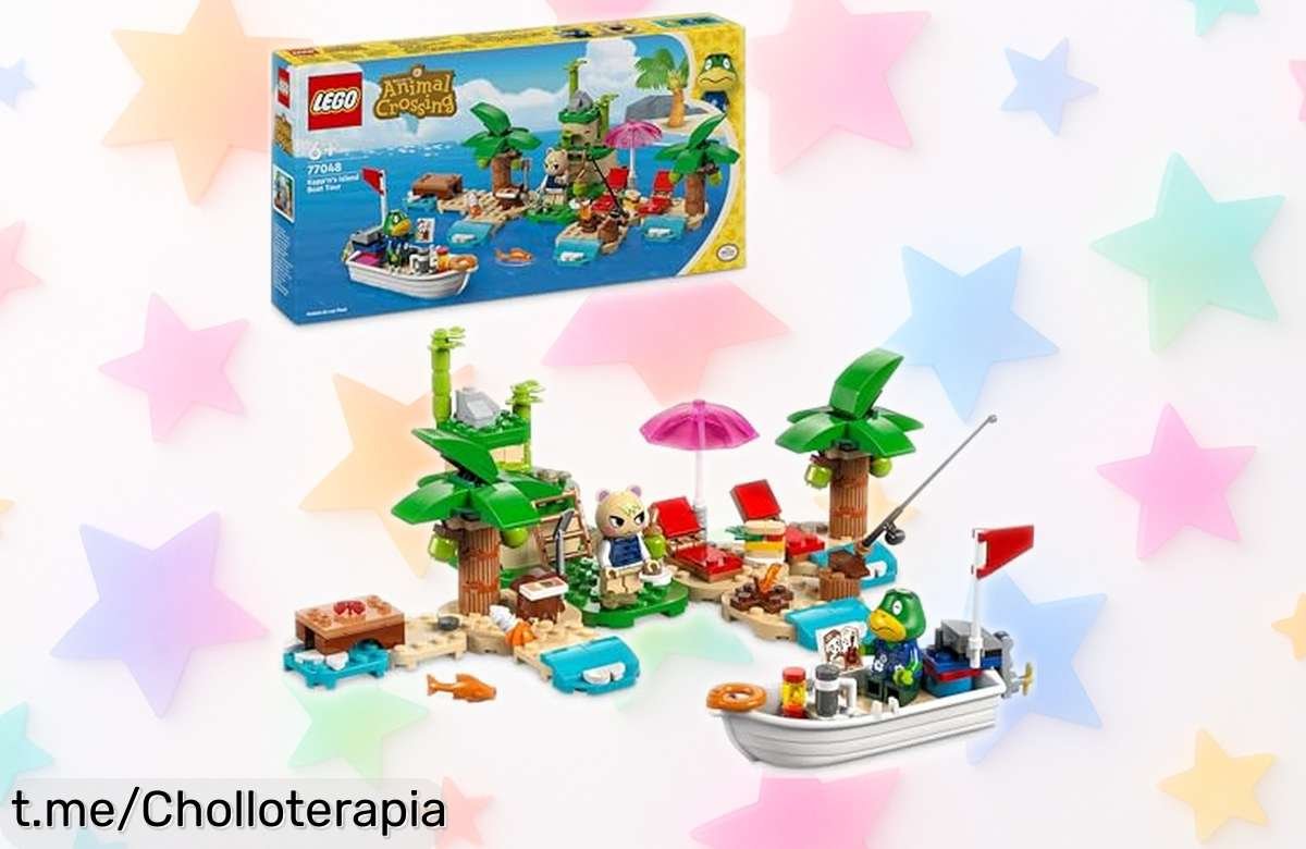 Divertido paseo en barca Animal Crossing LEGO: ¡super chollo con precio rebajado para que tus pequeños creen aventuras inolvidables! ¡La isla los espera, no te lo pierdas!