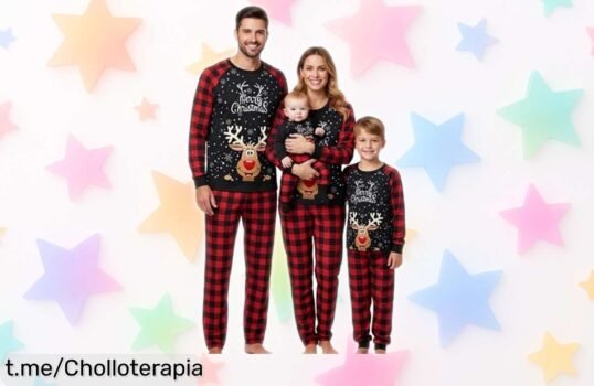 Divertidos pijamas de Navidad para toda la familia con descuento brutal, ¡lleva la magia a casa y celebra las fiestas con estilo a un precio de ganga!