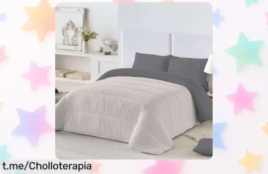 Edredón nórdico Naturals 300 gr reversible y extrasuave a precio rebajado, un super chollo para darle vida a tu cama ¡Haz que tus noches sean mágicas ahora!