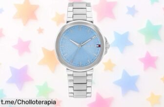 Elegante y espectacular reloj Tommy Hilfiger para mujer a precio loco: un estilo único que deslumbra sin miedo al agua. ¡No te quedes sin el tuyo, corren como locos!