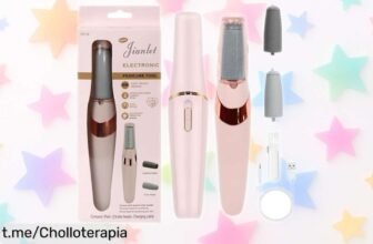 Eliminador de callos eléctrico con luz LED: transforma tus pies en segundos y disfruta de un chollo que ellos agradecerán, ¡aprovéchalo ya antes de que se acabe!