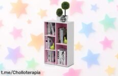 Estantería abierta de 5 cubos Furinno, el ofertón que tu hogar necesita para ganar estilo y funcionalidad ¡aprovéchalo antes de que se acabe!