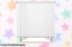 Estor enrollable translúcido liso de fácil instalación a un precio muy bajo, ¡no te perderás esta locura y dale a tu hogar el toque que merece ya!